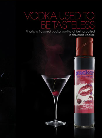 Pucker Cherry Tease Ad